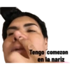Tengo comezon en la nariz