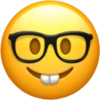 Rosto nerd