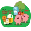 Eat a HEALTHY DIET ;;(² BAD FATS C BAD OIL SALT 3 MILK Ĉ ›}) NKF