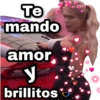 Te mando amor y brillitos