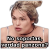 No soportas, verdad panzona?