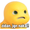 Dino Kuning NailoongStickerRq4 30