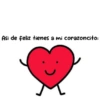 Así de feliz tienes a mi corazoncito: