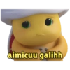 Dino Kuning NailoongStickerRq4 24