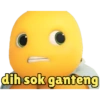 Dino Kuning Nailoong Sticker60 15