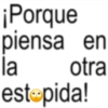 ¡Porque piensa en la otra estopida!
