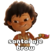 santai aje brow