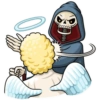 Stiker tengkorak 30