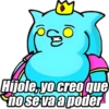 Hijole, yo creo que no se va a poder