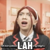 lah kenyataar L-AH- ang begitu