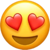 Love emoji iPhone  16