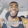 Stiker meme hitam😂 8