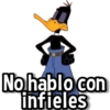 No hablo con infieles