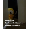 Idhar sunn... Kuch jayda hi drame nahi ho rahe tere