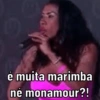 é muita marimba né monamour?!