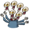 Stiker tengkorak 14