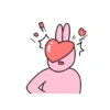 Pink korea rabbit  22