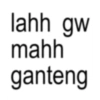 lahh gw mahh ganteng