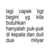 Stiker anomali capek 12