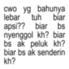 cwo yg bahunya lebar tuh biar apsi?? biar bs nyenggol kh? biar bs ak peluk kh? biar bs ak senderin kh?
