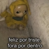 feliz por triste, fora por dentro
