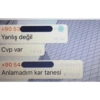 +90 53 Yanlış değil Cvp var 18:54 +90 544 18:54 -hüseyin *1854 Anlamadım kar tanesi