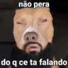 não pera do q ce ta falando