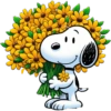 Flores amarillas Snoopy 🐾🌻🌼 15