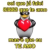 sei que já falei 83883 que te amo mas é que eu TE AMO