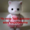 No estoy "rara precioso estoy emputadisima