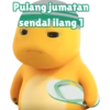 Dino Kuning Nailoong Sticker92 16