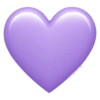 IPhone emoji púrpura 💜💟🪻 6