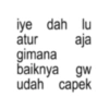 Stiker anomali capek 18