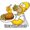 toca almuerzo