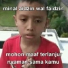 minal aidzin wal faidzin mohon maaf terlanjur nyaman sama kamu