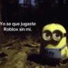 Yo se que jugaste Roblox sin mi.