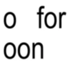 o for oon