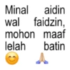 Minal aidin wal faidzin, mohon maaf lelah batin