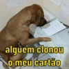 alquem clonou
o meu cartão