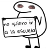 @Deformitos no quiero ir a la escuela