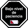@Giseelove_Stickers
Bajo nivel
de
paciencia