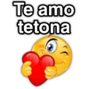 Te amo tetona