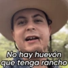 No hay huevón
que tenga rancho
