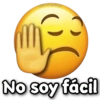 @Giseelove Stickers
No soy fácil
