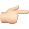 Emoji iPhone tangan / finger 10