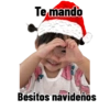 Te mando Besitos navideños