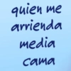 quien me arrienda media cama