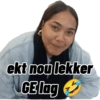 ekt nou lekker GE lag