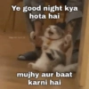 Ye good night kya hota hai @pandit hoon_bc mujhy aur baat karni hai