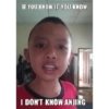 IF YOU KNOW IF YOU KNOW I DON'T KNOW ANJING